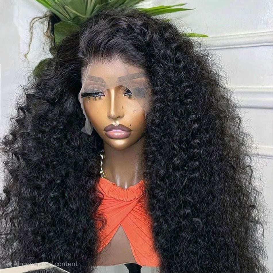 Transparent 13x4 13x6 HD Water Wave Lace Front Wigs Curly Human Hair Wigs Deep Wave Lace Frontal Wigs For Women Pre Plucked