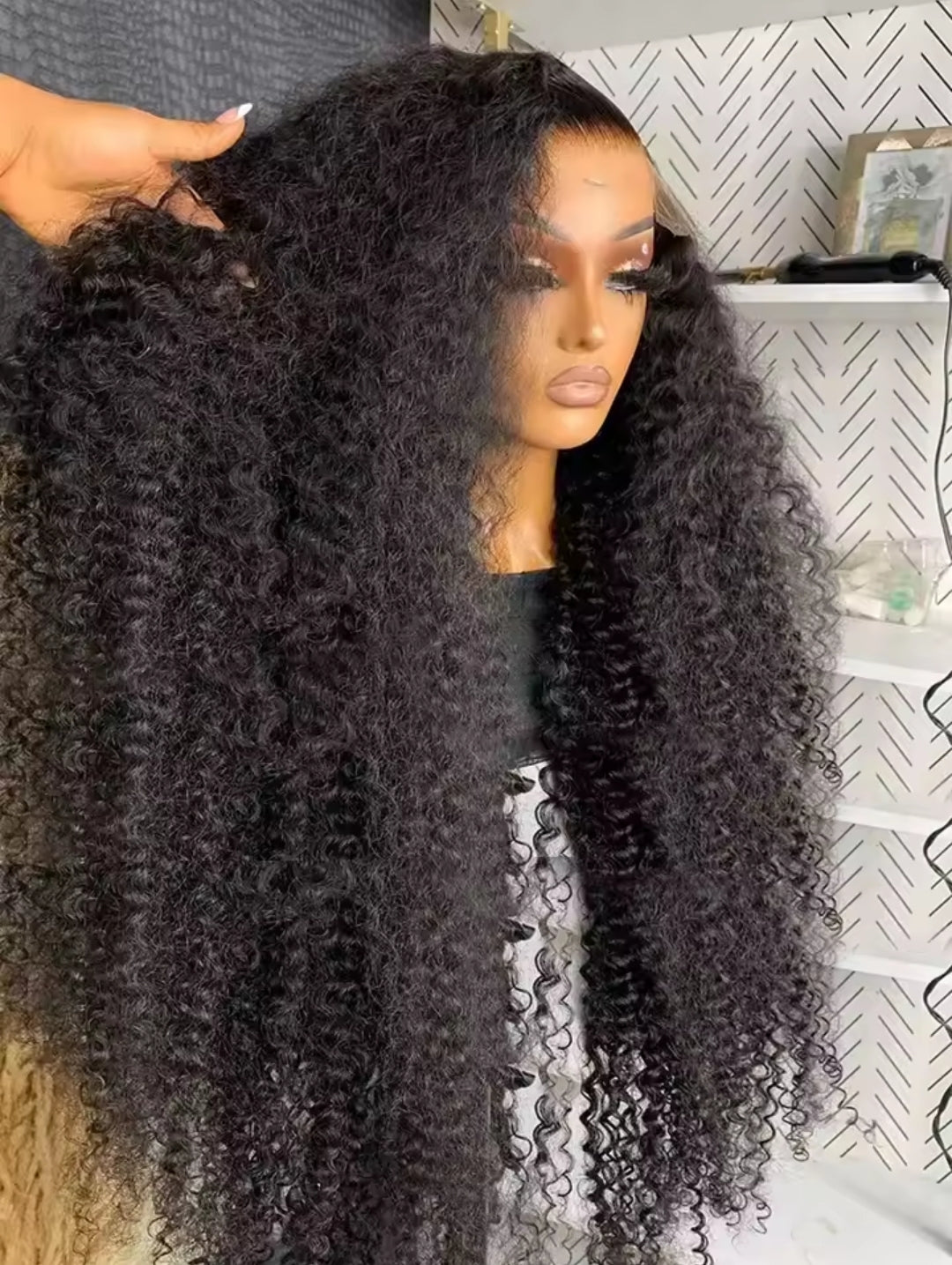 Jay La Trel 13x4 Hd Lace Frontal Wig Deep Water Wave 250 Density Curly Human Hair Pre plucked Lace Front Wigs For Women Brazilian