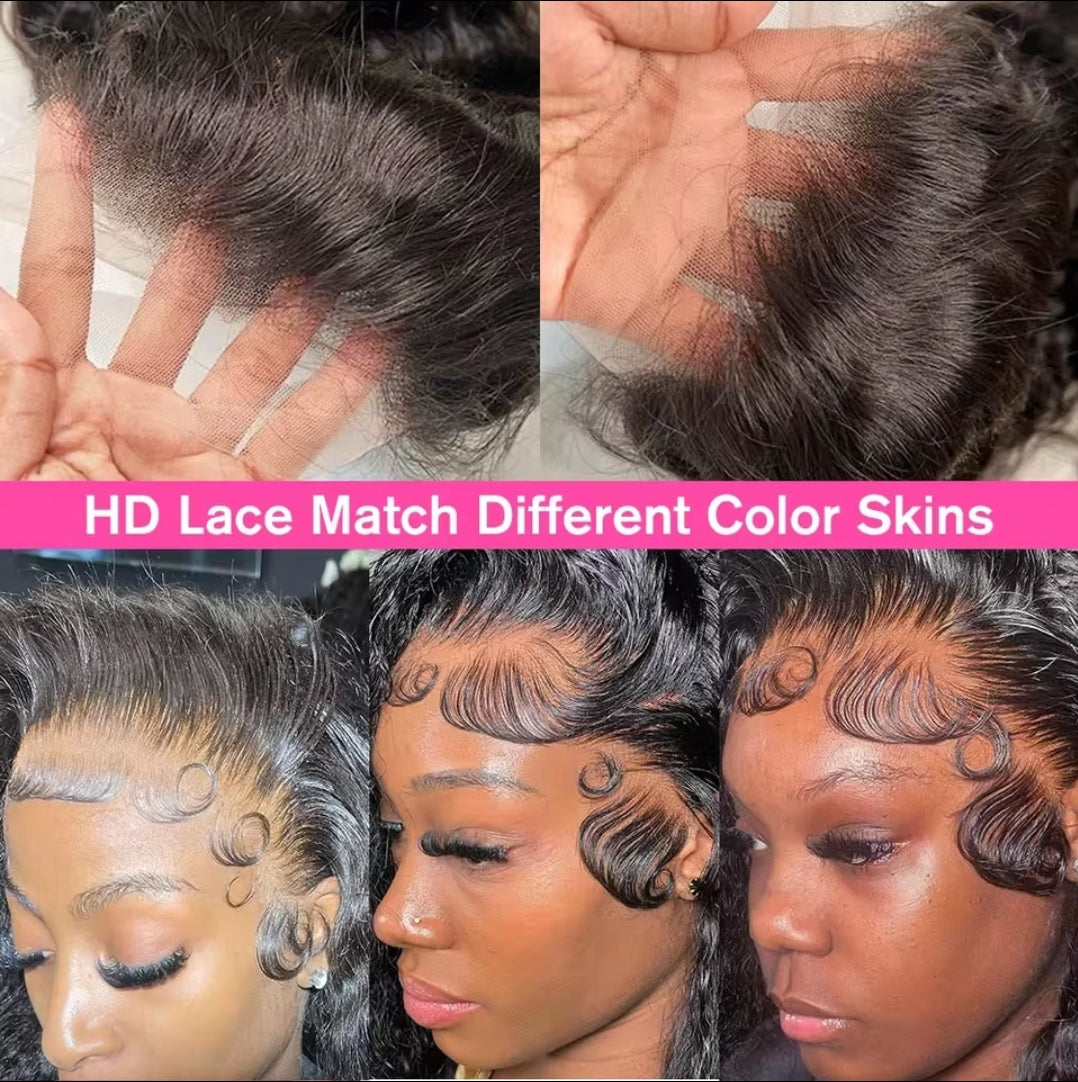 Jay La Trel 13x4 Hd Lace Frontal Wig Deep Water Wave 250 Density Curly Human Hair Pre plucked Lace Front Wigs For Women Brazilian