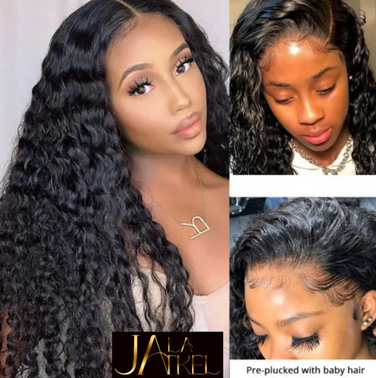 Human Hair Deep Wave Lace Front Wig