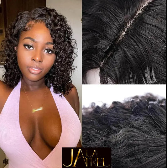 Short Curly Bob Wigs Human Hair Wig⭐️⭐️⭐️⭐️ Jay La Trel