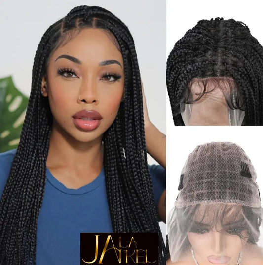 Full Lace Braided Wig with Baby Hair 30 Inch Synthetic⭐⭐⭐⭐ Jay La Trel