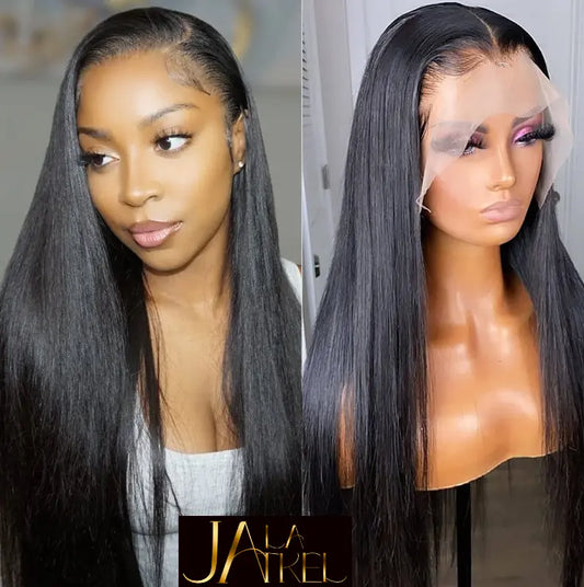 Lace Front Wigs Human Hair Straight 13X4 Lace Frontal 180 Density Pre Plucked with Baby Hair Natural Black Color 16 Inch⭐️⭐️⭐️⭐️ Jay La Trel