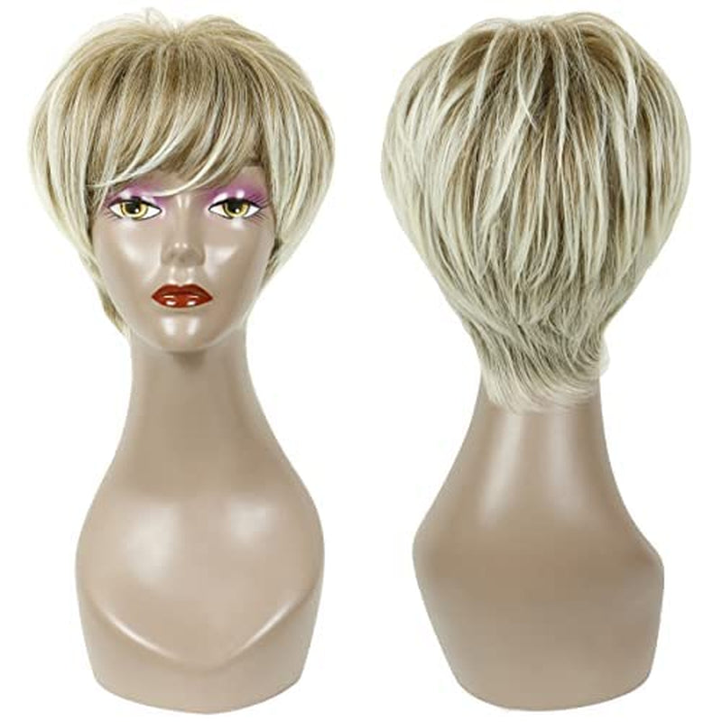 Pixie Cut Short Stylish Fluffy Layer Wig 