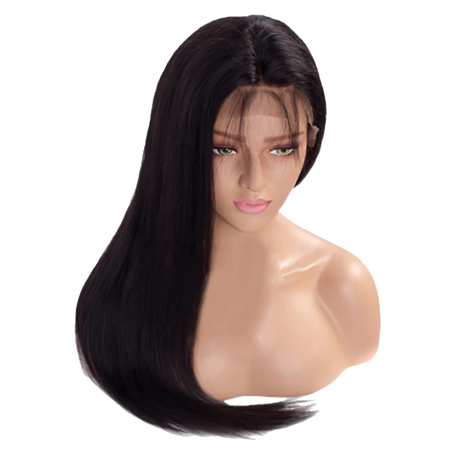 Natural Brazilian Full Lace Human Hair Wigs Glueless 