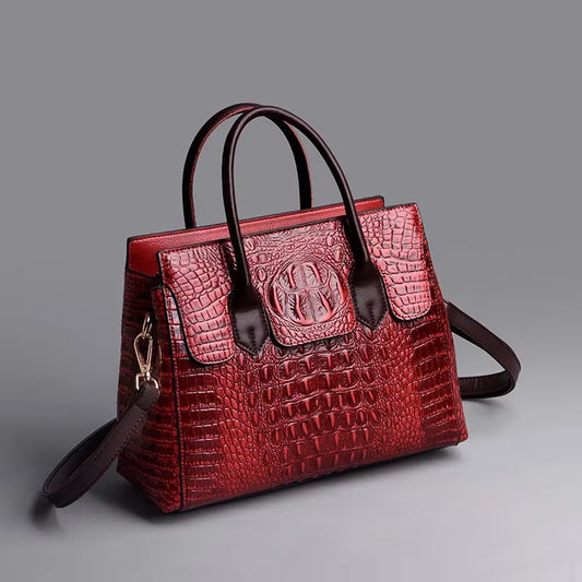 Women Crocodile Luxury Hand Bag 